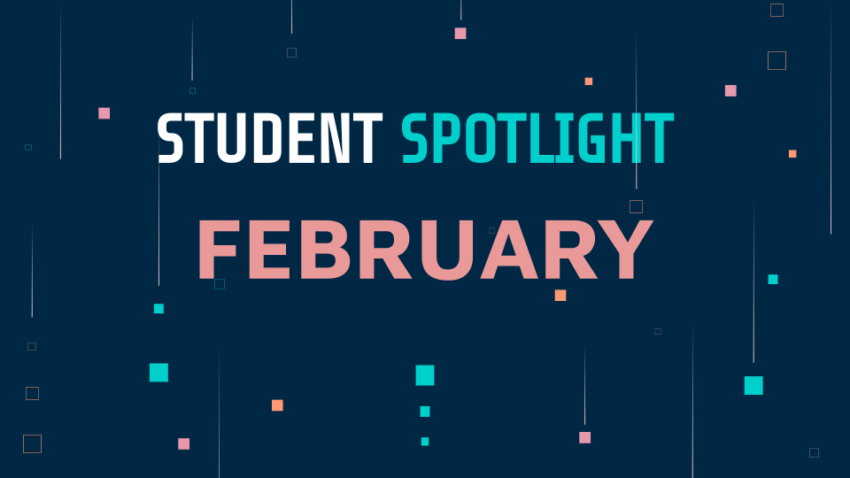 Student Spotlight Graphic February