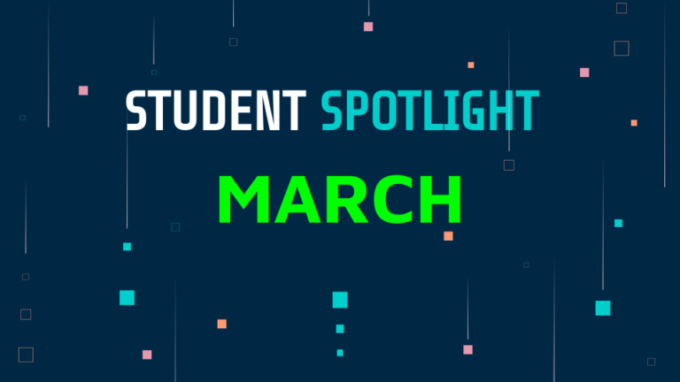 Student Spotlight Graphic March